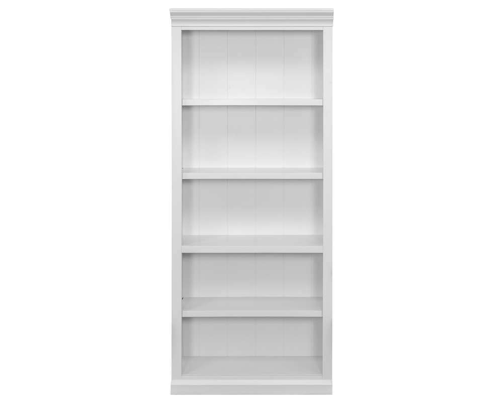 Martin Furniture - Abby - Modern Wood Open Bookcase Fully Assembled, White - IMAY3278 view 2