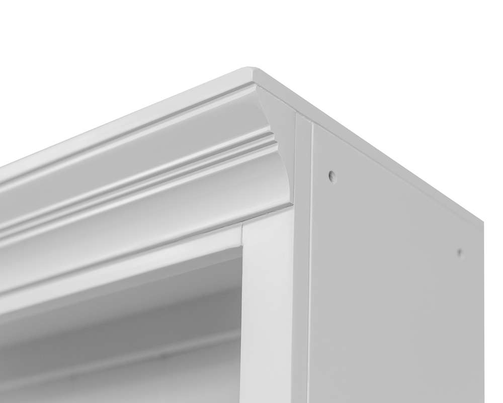 Martin Furniture - Abby - Modern Wood Open Bookcase Fully Assembled, White - IMAY3278 view 4