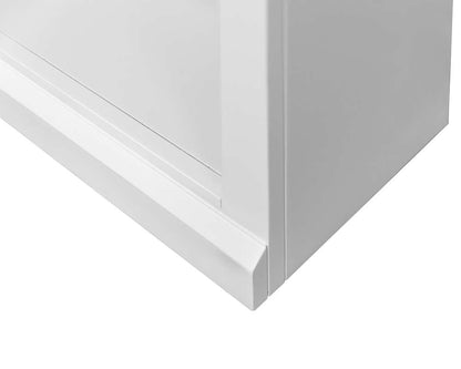 Martin Furniture - Abby - Modern Wood Open Bookcase Fully Assembled, White - IMAY3278 view 6