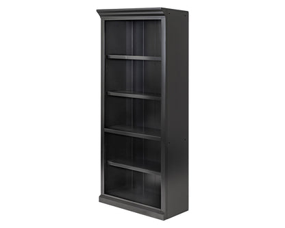 Martin Furniture - Abby - Modern Wood Open Bookcase, Office Bookcase, Office Shelving, Office Storage, Fully Assembled, White - IMAY3278B view 1