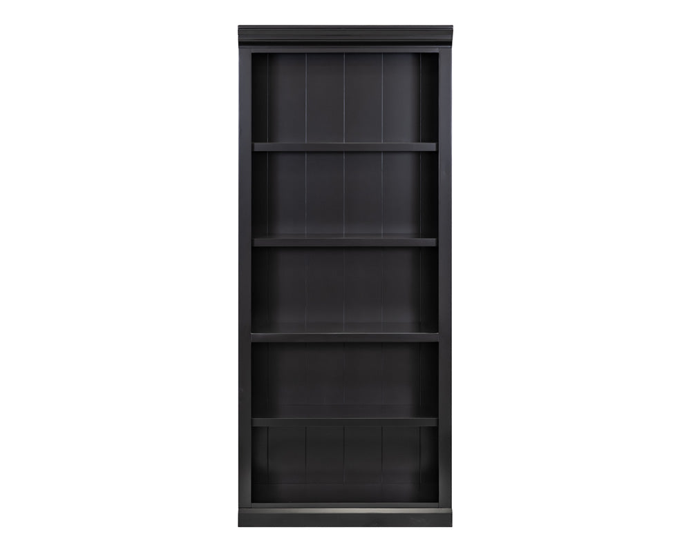Martin Furniture - Abby - Modern Wood Open Bookcase, Office Bookcase, Office Shelving, Office Storage, Fully Assembled, White - IMAY3278B view 2
