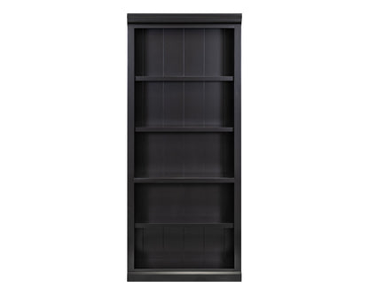 Martin Furniture - Abby - Modern Wood Open Bookcase, Office Bookcase, Office Shelving, Office Storage, Fully Assembled, White - IMAY3278B view 2