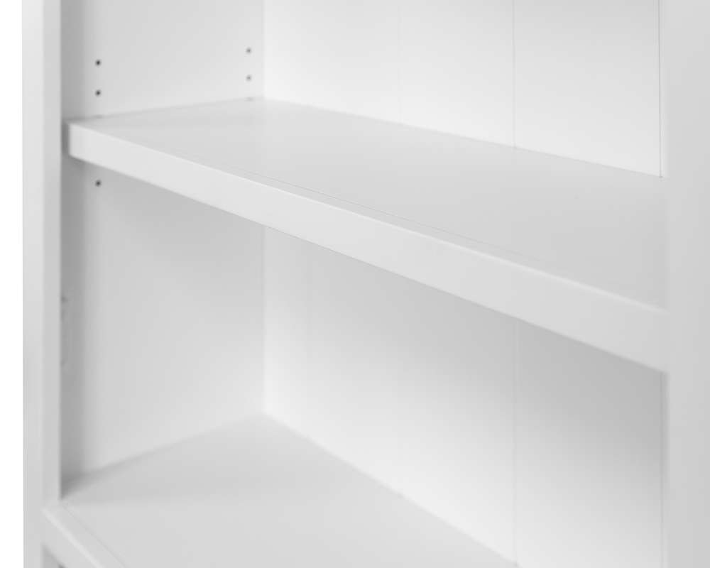 Martin Furniture - Abby - Modern Wood Open Bookcase Fully Assembled, White  - IMAY3278 veiw 3