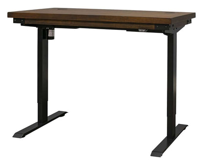 Martin Furniture - Addison Rustic Electric Sit/Stand Desk, Brown - IMAD384T-kit veiw 4