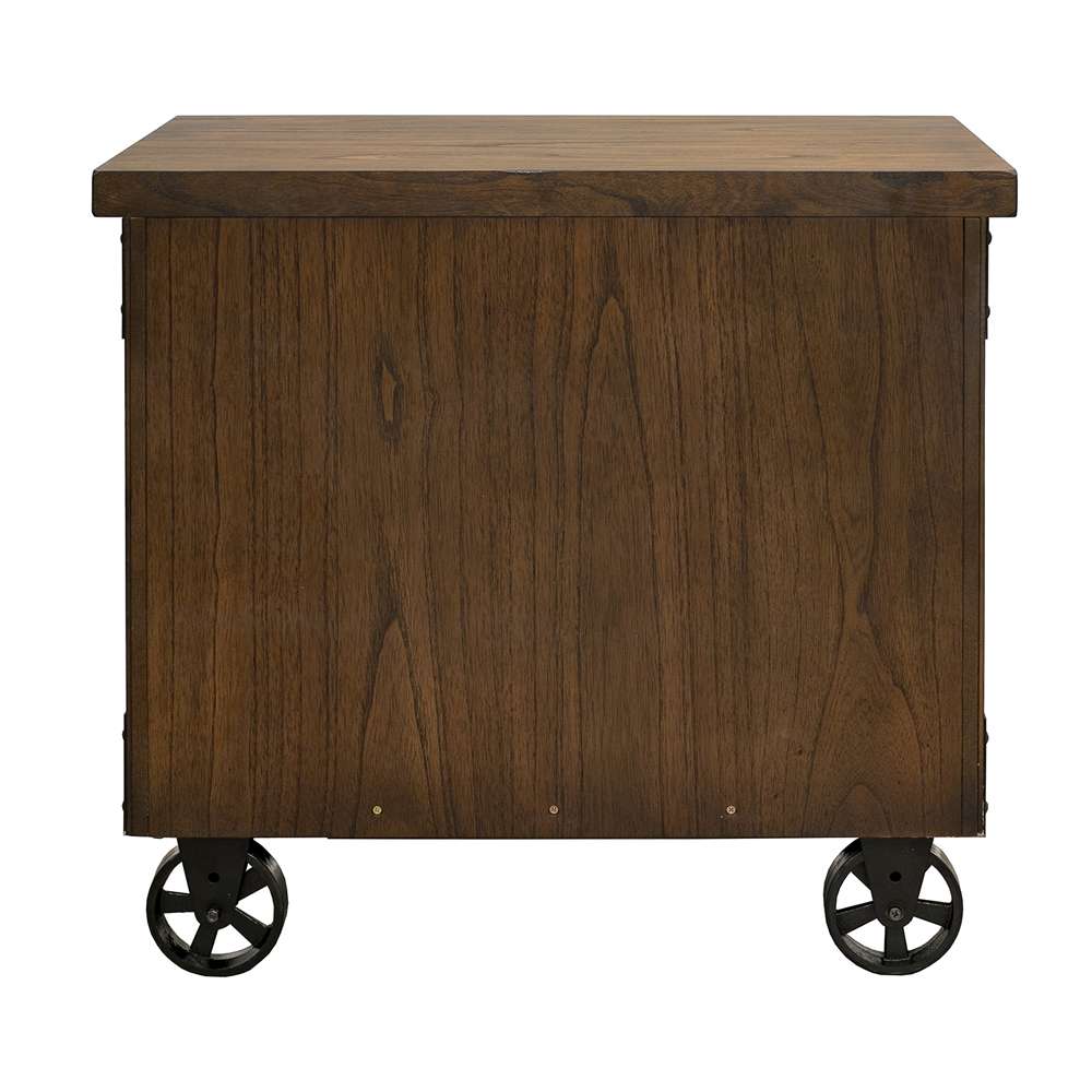 Martin Furniture - Addison Rustic Lateral File With Legal/Letter File Drawer, Brown - IMAD450 veiw 6