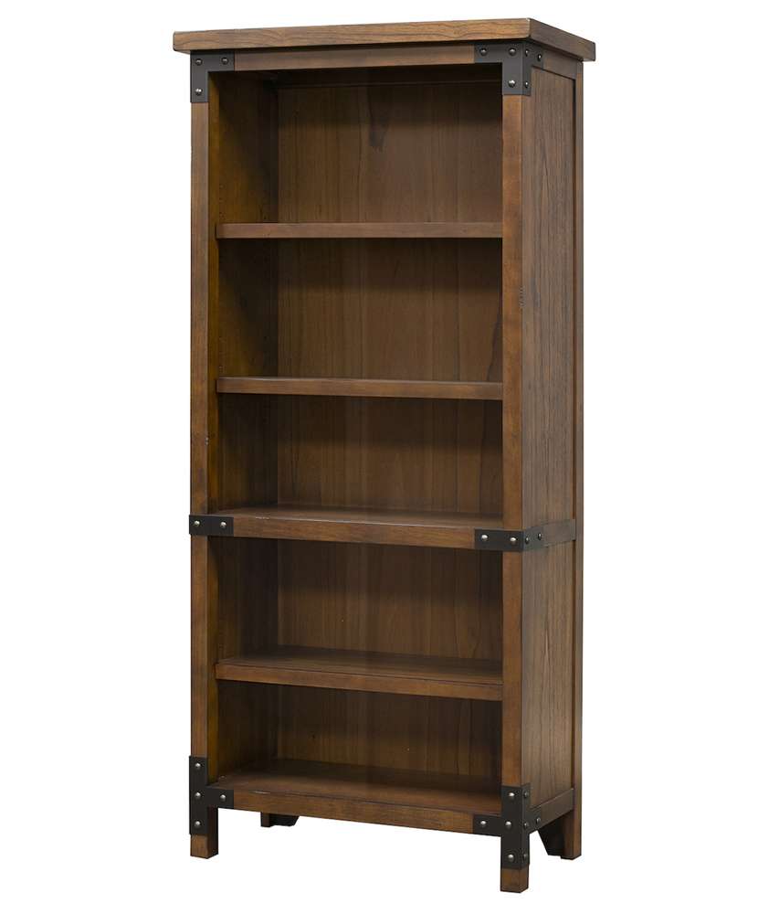Martin Furniture - Addison Rustic Open Bookcase, Brown - IMAD3472 veiw 1