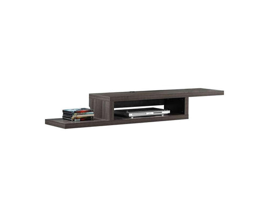 Martin Furniture - Asymmetrical Wall Mounted TV Console, 60-inch, Skyline Walnut - IMAS360S veiw 1