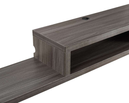 Martin Furniture - Asymmetrical Wall Mounted TV Console, 60-inch, Skyline Walnut - IMAS360S veiw 3