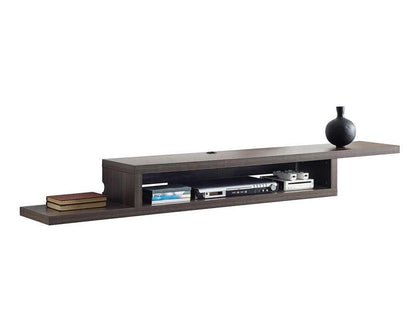 Martin Furniture - Asymmetrical Wall Mounted TV Console, 72-inch, Skyline Walnut - IMAS370S veiw 1