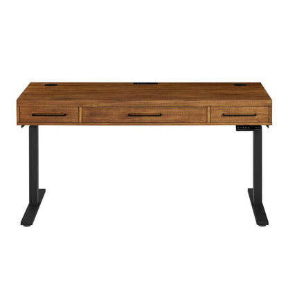 Martin Furniture - Avery Modern Electric Sit/Stand Desk In Brown - IMAV384T-KIT veiw 2