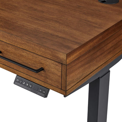 Martin Furniture - Avery Modern Electric Sit/Stand Desk In Brown - IMAV384T-KIT veiw 4