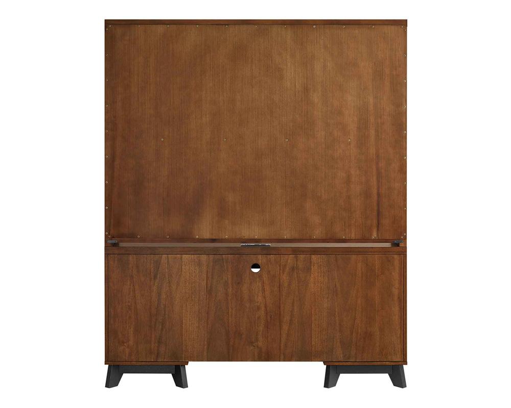 Martin Furniture - Avery Modern Wood Credenza and Hutch In Brown - IMAV649_IMAV642 veiw 5