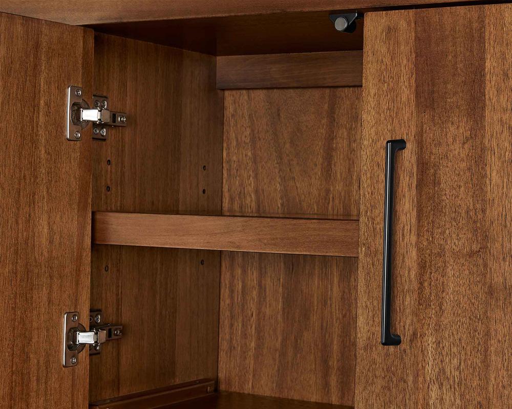 Martin Furniture - Avery Modern Wood Credenza and Hutch In Brown - IMAV649_IMAV642 veiw 6