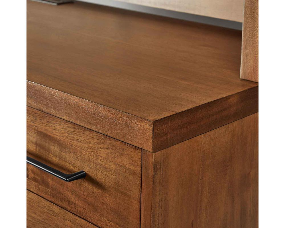 Martin Furniture - Avery Modern Wood Credenza and Hutch In Brown - IMAV649_IMAV642 veiw 10