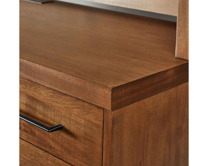 Martin Furniture - Avery Modern Wood Credenza and Hutch In Brown - IMAV649_IMAV642 veiw 10