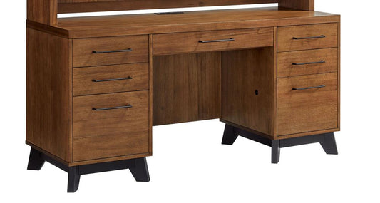Martin Furniture - Avery Modern Wood Desk In Brown - IMAV649 veiw 1