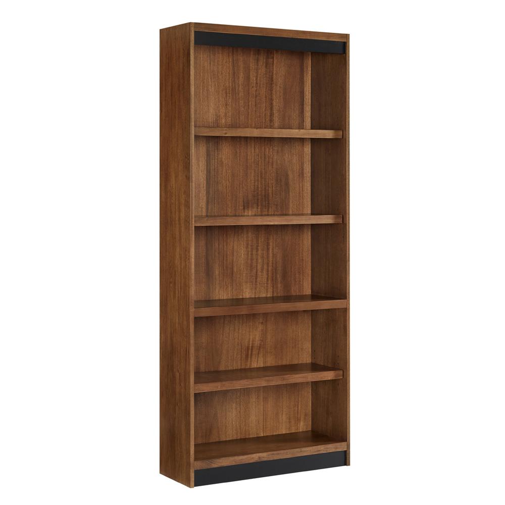 Martin Furniture - Avery Modern Wood Open Bookcase In Brown - IMAV3278 veiw 1