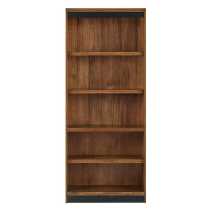 Martin Furniture - Avery Modern Wood Open Bookcase In Brown - IMAV3278 veiw 2