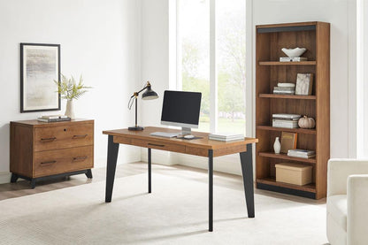 Martin Furniture - Avery Modern Wood Open Bookcase In Brown - IMAV3278 veiw 7