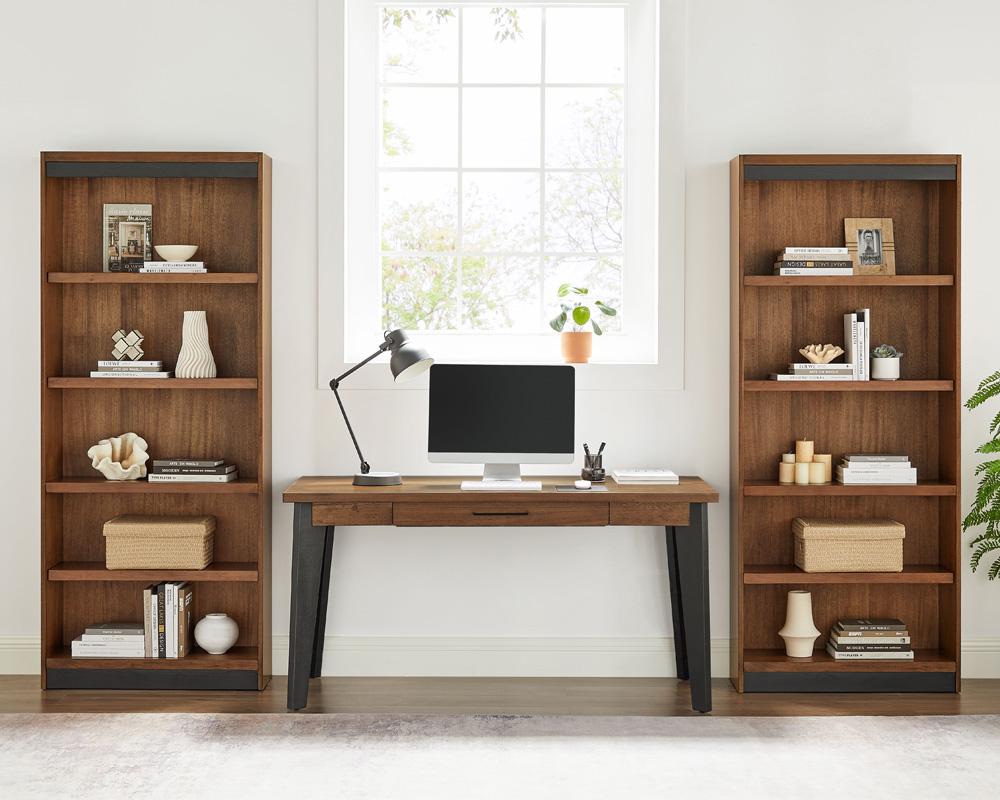 Martin Furniture - Avery Modern Wood Open Bookcase In Brown - IMAV3278 veiw 8