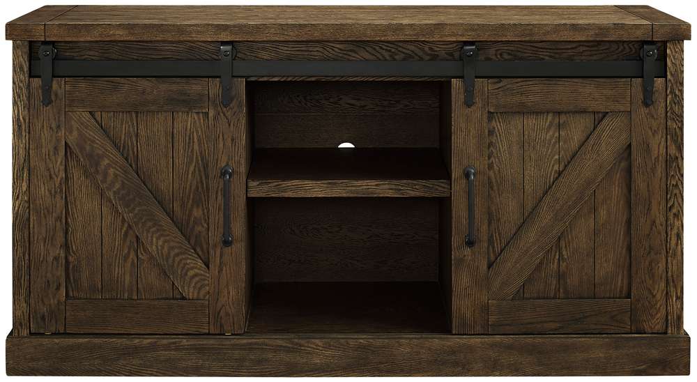 Martin Furniture - Avondale 60in TV Console, Brown - IMAE360 veiw 3