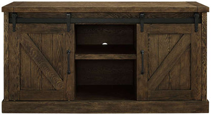 Martin Furniture - Avondale 60in TV Console, Brown - IMAE360 veiw 3