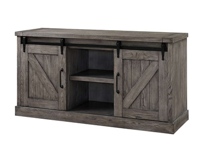 Martin Furniture - Avondale 60in TV Console, Fully Assembled, Gray - IMAE360G veiw 1