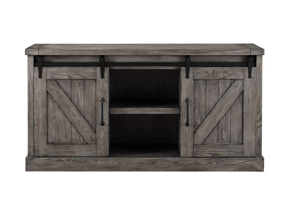 Martin Furniture - Avondale 60in TV Console, Fully Assembled, Gray - IMAE360G veiw 2