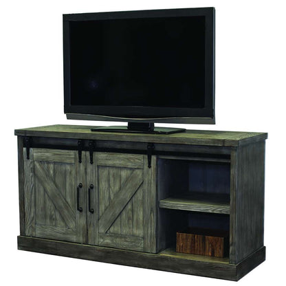 Martin Furniture - Avondale 60in TV Console, Fully Assembled, Gray - IMAE360G veiw 4