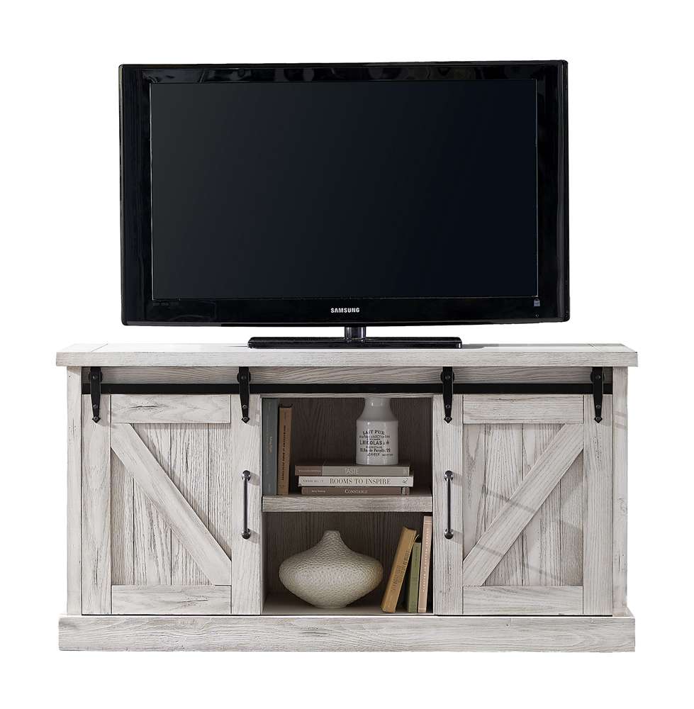 Martin Furniture - Avondale 60in TV Console, Fully Assembled, White - IMAE360W veiw 1
