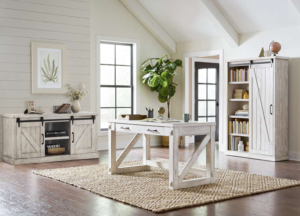 Martin Furniture - Avondale 60in TV Console, Fully Assembled, White - IMAE360W veiw 9