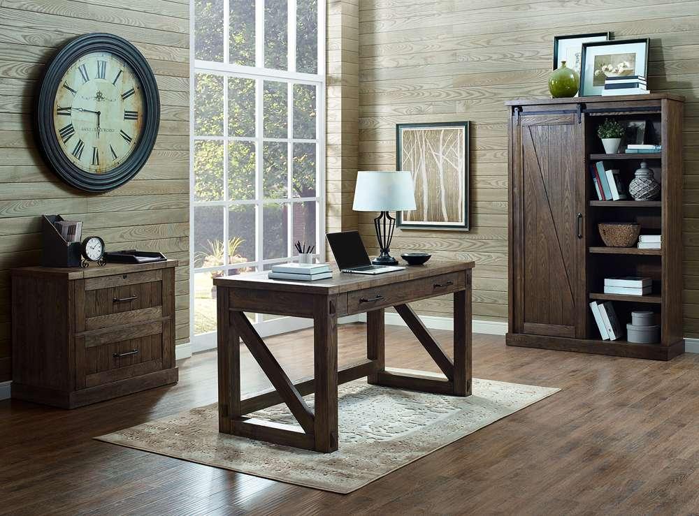 Martin Furniture - Avondale Rustic Writing Desk, Brown - IMAE384 veiw 5