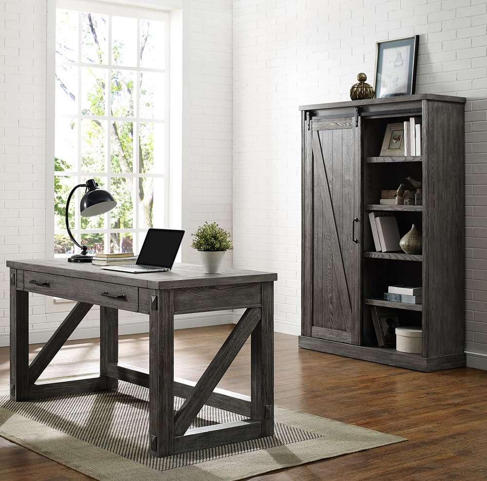 Martin Furniture - Avondale Writing Desk, Gray - IMAE384G veiw 8