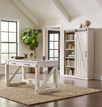 Martin Furniture - Avondale Writing Desk, White - IMAE384W veiw 6