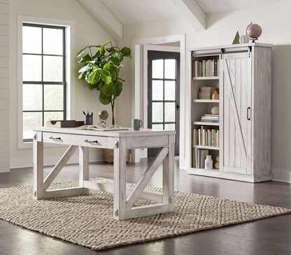 Martin Furniture - Avondale Writing Desk, White - IMAE384W veiw 7
