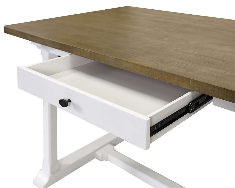 Martin Furniture - Bluff Point - Modern Wood Counter Height Kitchen Dining Table and Four Stools, Brown - IMBL6036KIT5 veiw 5