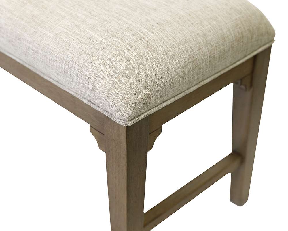 Martin Furniture - Bluff Point - Modern Wood Dining Bench, Kitchen Table Seating, Brown - IMBL60 veiw 4