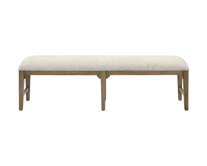 Martin Furniture - Bluff Point - Modern Wood Dining Bench, Kitchen Table Seating, Brown - IMBL60 veiw 6