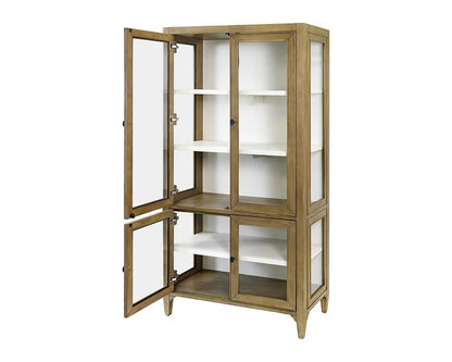 Martin Furniture - Bluff Point - Modern Wood Dining Display Cabinet, Kitchen Storage, Bookcase, Brown - IMBL4078 veiw 8