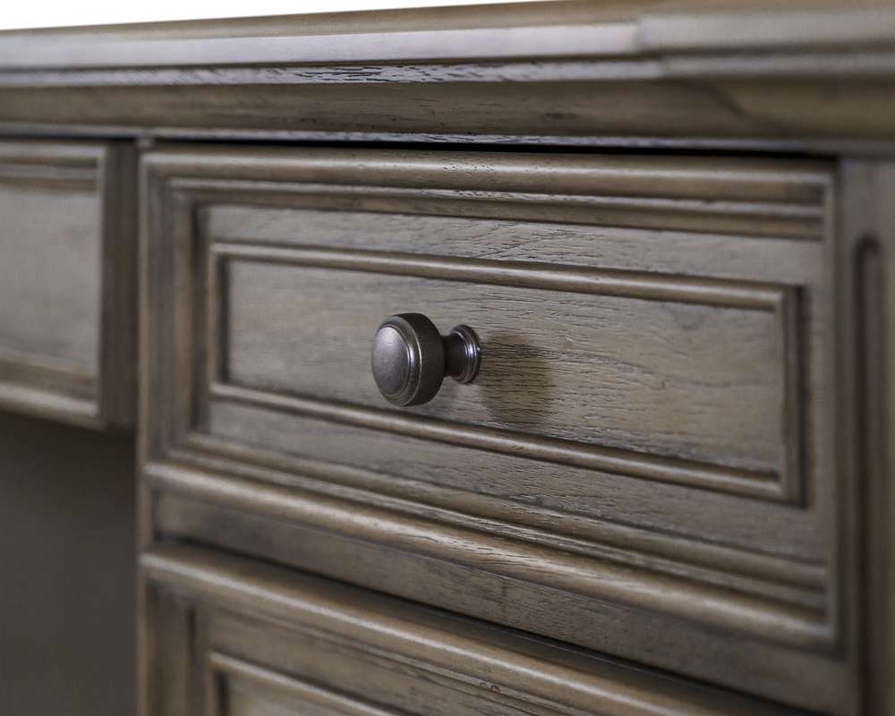 Martin Furniture - Bristol - Traditional Credenza, Wood Office Desk, Writing Table, Storage Desk, Light Brown - IMBR689 veiw 5