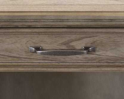 Martin Furniture - Bristol - Traditional Credenza, Wood Office Desk, Writing Table, Storage Desk, Light Brown - IMBR689 veiw 7
