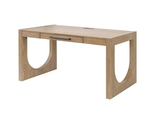 Martin Furniture - Canyon Drive - Modern Wood Office Writing Desk, Storage Table, Light Brown - IMCD384 veiw 1