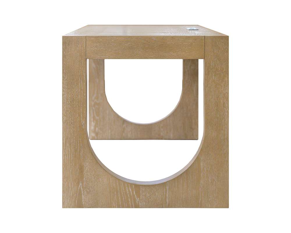 Martin Furniture - Canyon Drive - Modern Wood Office Writing Desk, Storage Table, Light Brown - IMCD384 veiw 4