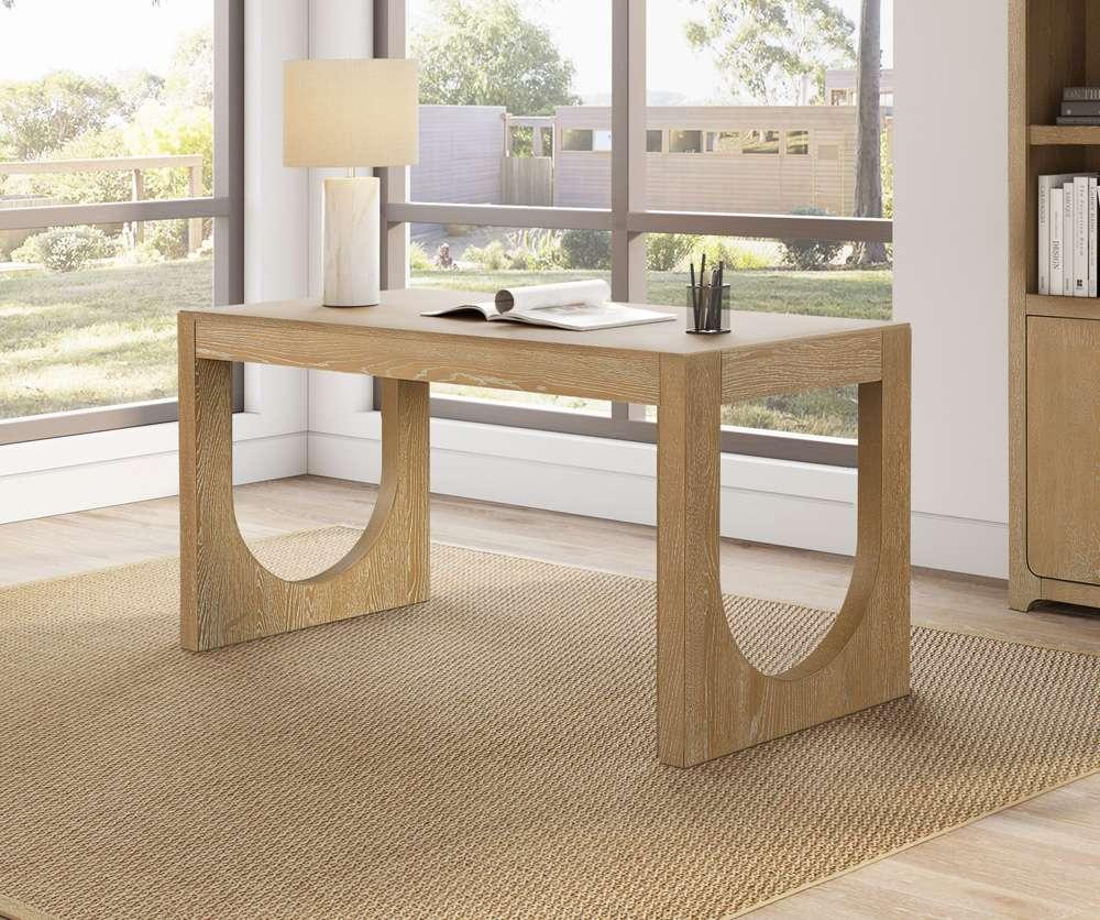 Martin Furniture - Canyon Drive - Modern Wood Office Writing Desk, Storage Table, Light Brown - IMCD384 veiw 11