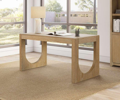 Martin Furniture - Canyon Drive - Modern Wood Office Writing Desk, Storage Table, Light Brown - IMCD384 veiw 11