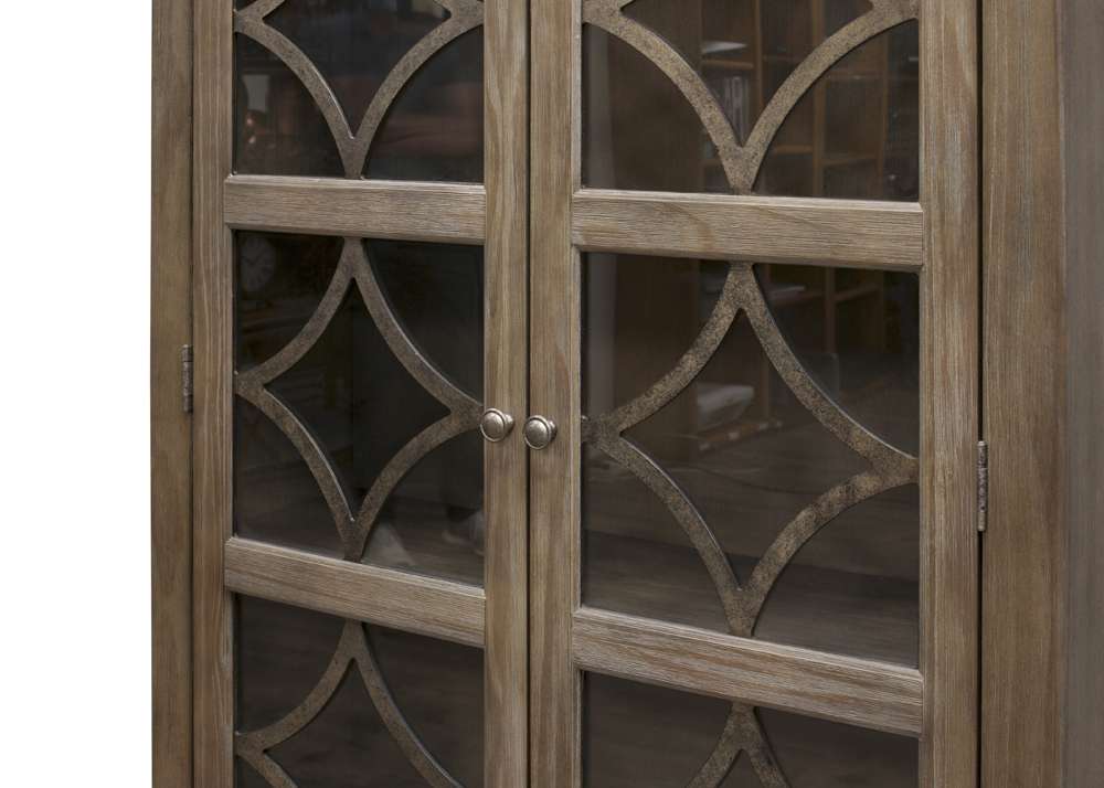 Martin Furniture - Carson Glass Display Cabinet, Gray - IMCA4270 veiw 2