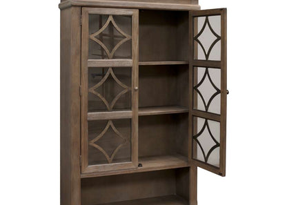 Martin Furniture - Carson Glass Display Cabinet, Gray - IMCA4270 veiw 4