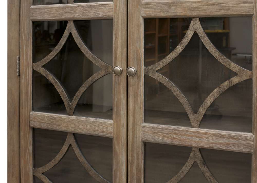 Martin Furniture - Carson Glass Display Cabinet, Gray - IMCA4270 veiw 6