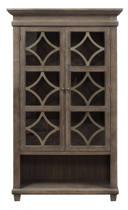 Martin Furniture - Carson Glass Display Cabinet, Gray - IMCA4270 veiw 7