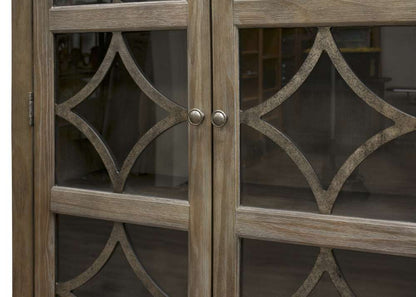 Martin Furniture - Carson Glass Display Cabinet, Gray - IMCA4270 veiw 8